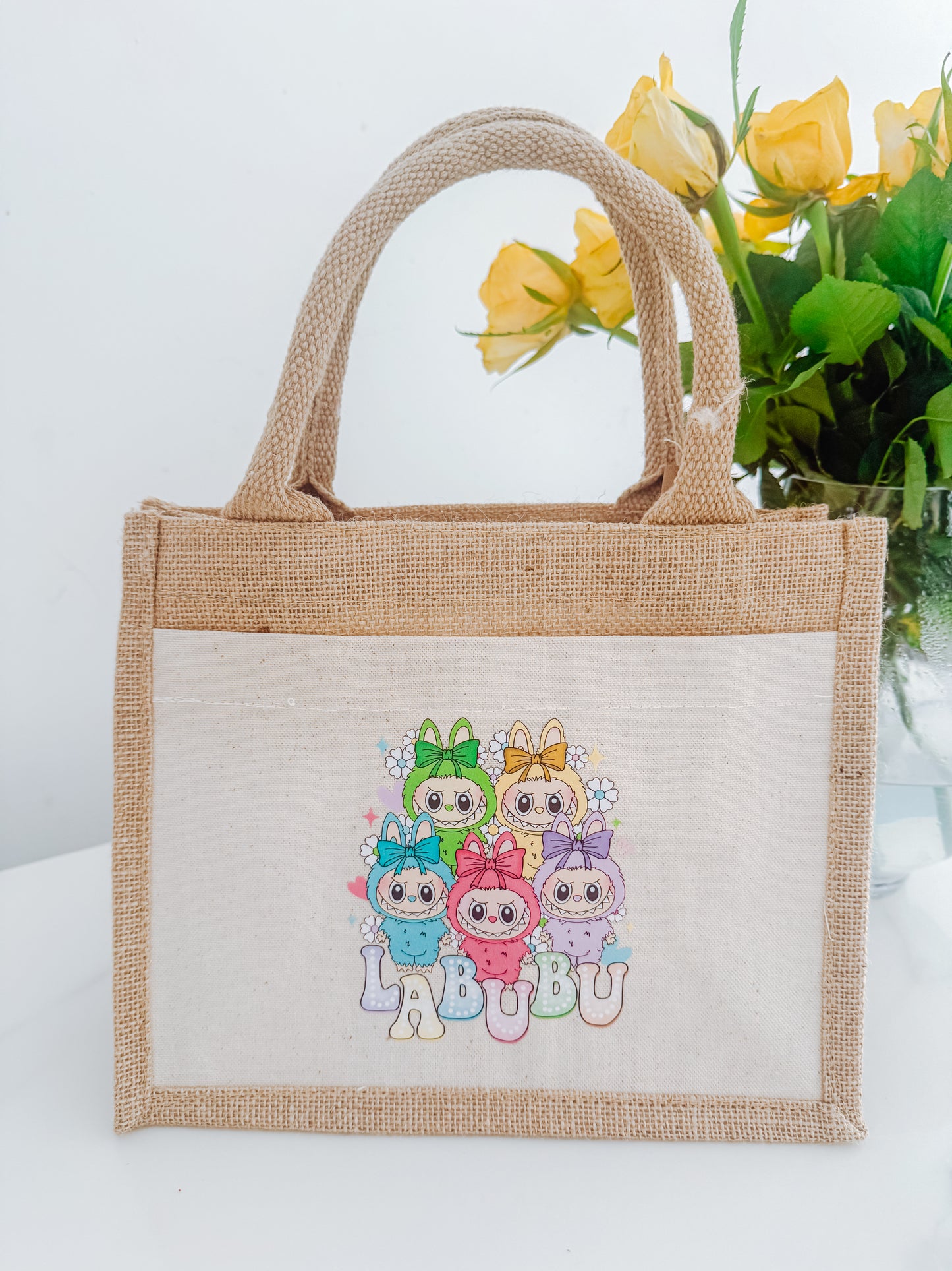 Monsters mini tote bag